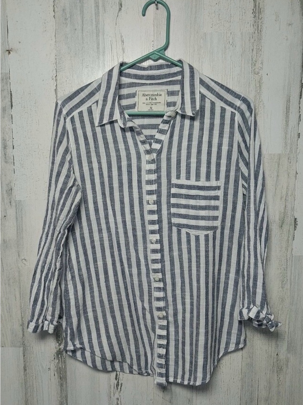 Medium Abercrombie Striped Button down top
